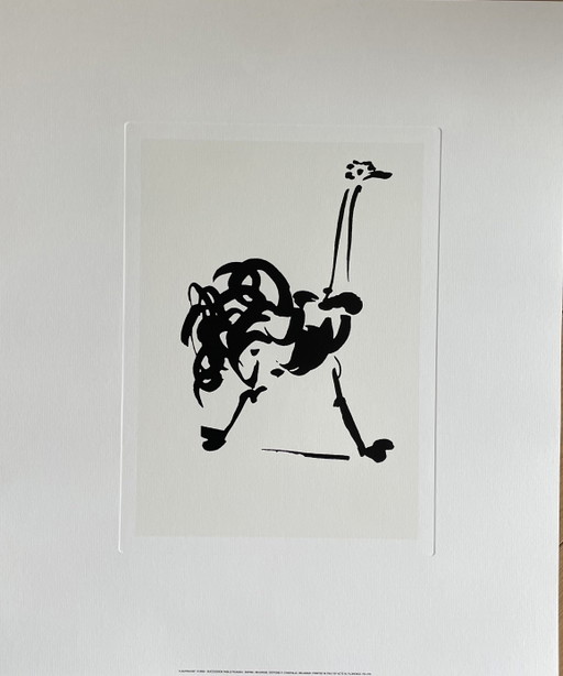 Pablo Picasso (1881-1973), Lo struzzo, Copyright 2000-Succession Pablo Picasso-Sofam Belgium