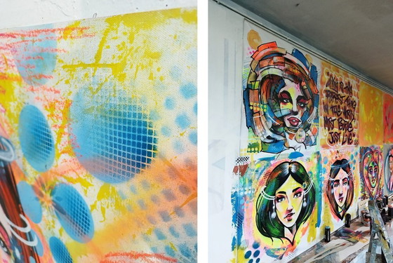 Image 1 of JUVENTUD - Terceros Ojos - Lienzo de artista