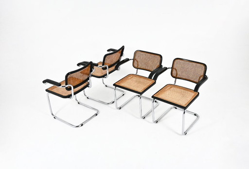 Dining Chairs Style B32 by Marcel Breuer Set of 4