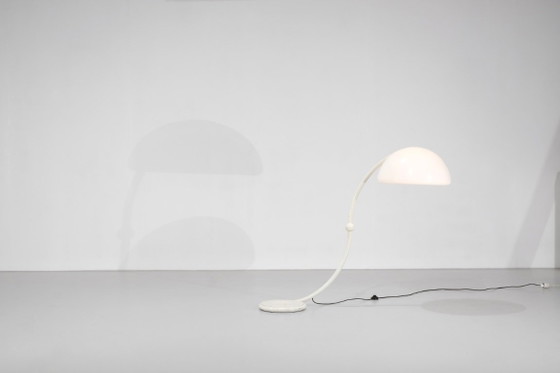 Lampada da terra moderna con paralume a cupola crema, Martinelli Luce, Lampade da terra, Metallo (foto 7 di 15)