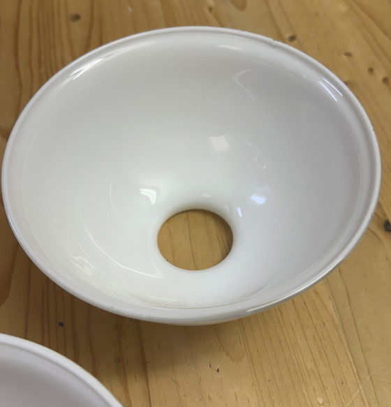 Image 1 of Rare Art Nouveau pendant lamp | 3 perfect original opal glass shades | 1905–1925