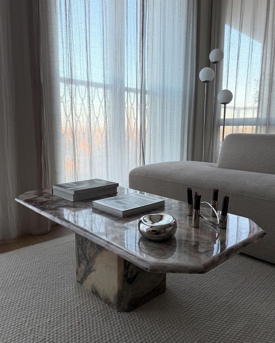 Image 1 of Vintage marble coffee table, Italy 1970