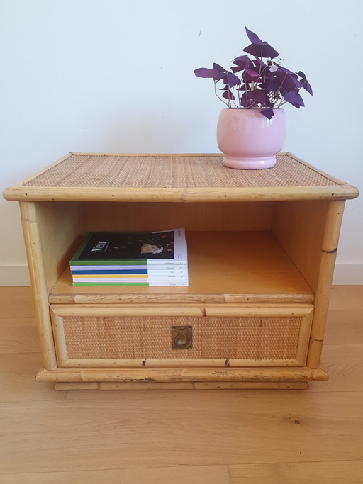 Vintage Dal Vera nachtkastje/bijzettafel