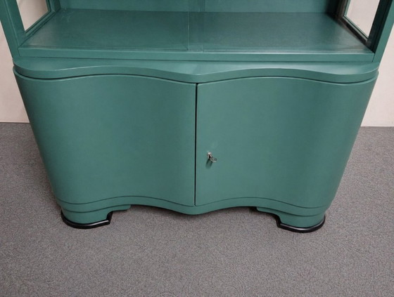 Image 1 of Art Deco vitrinekast, jaren 1950