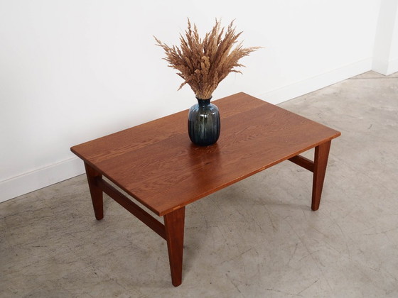 Image 1 of Mesa de centro de roble, diseño danés, años 70, producción: Dinamarca