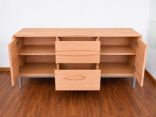 Sideboard / Lowboard / TV sideboard with drawers – real wood!