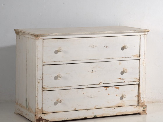 Commode blanche antique (c.1920) #24 (photo 2 of 40)