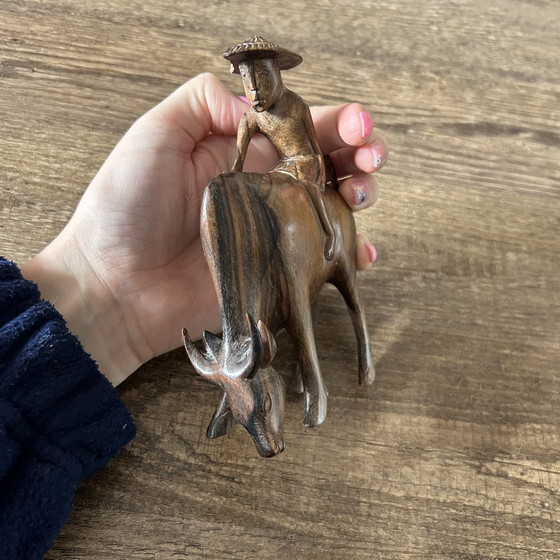 Image 1 of Figurine de buffle d'eau d'Indonésie