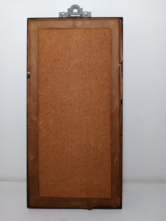 Image 1 of 3D shadow box with carved mother of pearl