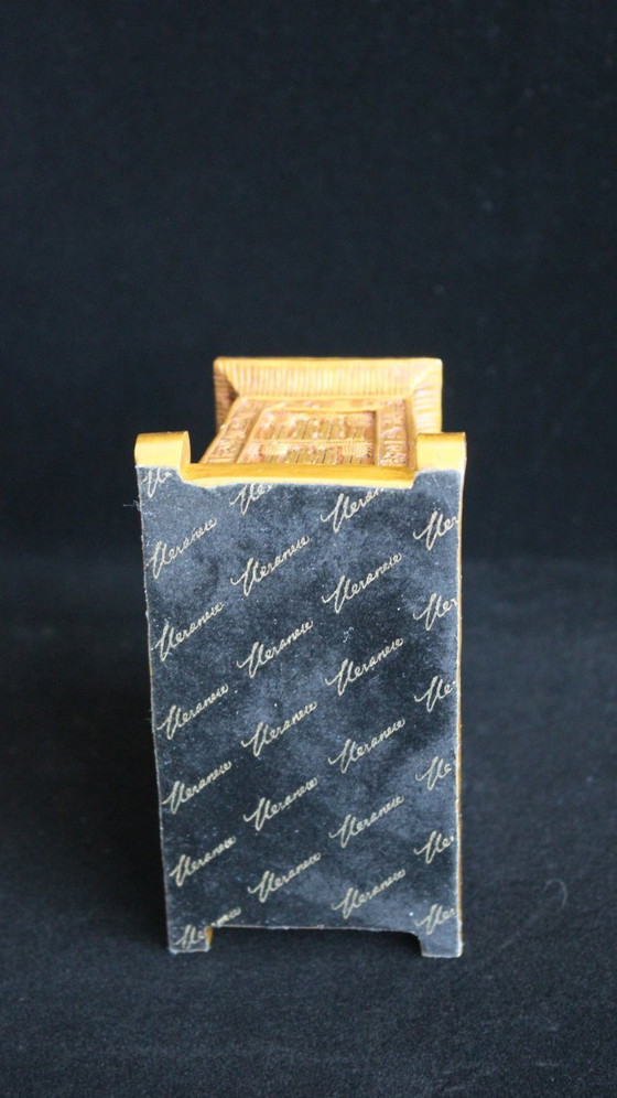 Image 1 of Anubis lying on a golden shrine, original Veronese 2000, Egyptian god