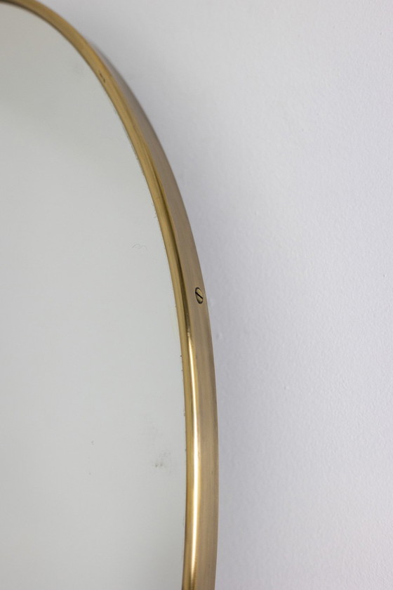 Image 1 of Paar verguld messing spiegels, Circa 1970