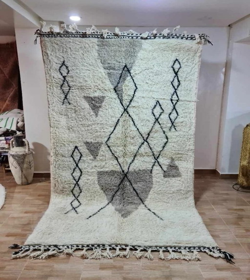 Tappeto Azilal in lana naturale, realizzato su misura, 1,6/2,5 m – Aime Té, vloerkleden en tapijten, Wool (photo 2 of 5)