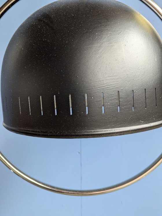 Suspension vintage Dijkstra, chrome/acier, années 1970, Dijkstra Lampen, Noir (photo 7 sur 8)