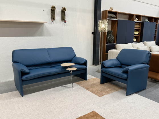 Image 1 of Leolux Bora Beta armchair blue leather