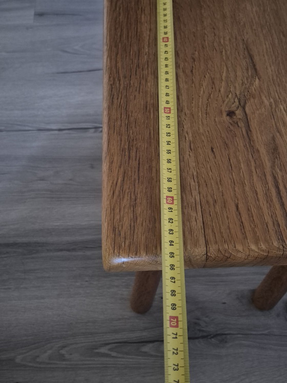 Image 1 of Tavolino laterale con sgabello brutalista