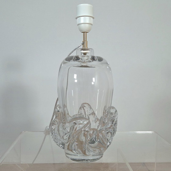 Image 1 of Daum Frankrijk, paar Sirius kristallen lampen, model gemaakt in 1952