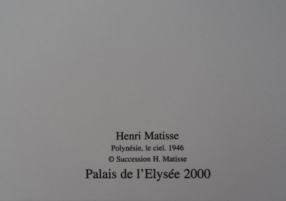 Image 1 of Henri Matisse, Polynesien, der Himmel (1946), Siebdruck 2000