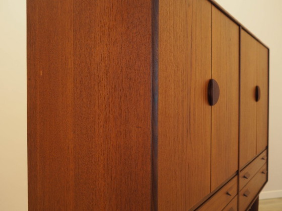 Image 1 of Teak highboard, Danish design, 1960s, made in Denmark