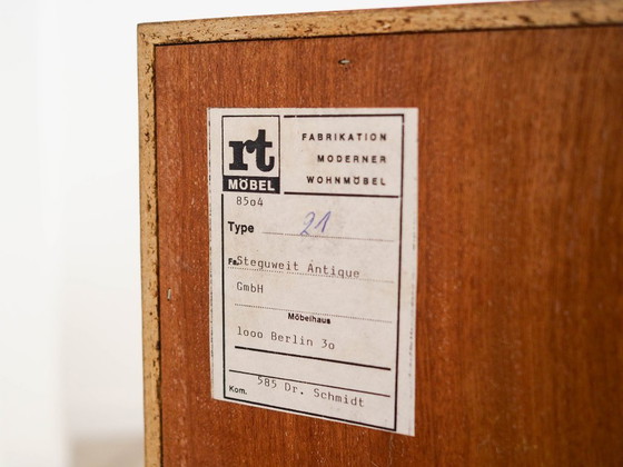 Image 1 of Teakhouten kast, Duits ontwerp, jaren 70, vervaardigd door RT Möbel