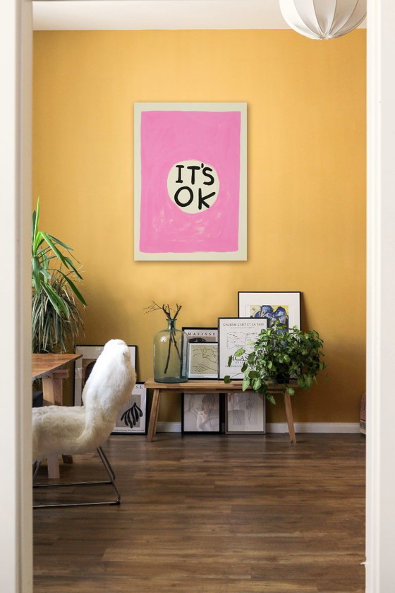 Image 1 of Está bien - David Shrigley - Póster 50 × 70 cm