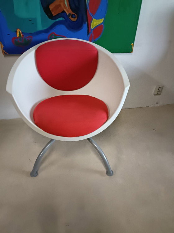 Poltrona a pozzetto vintage IKEA, Sedie girevoli, Metallo, Plastica, Grigio (foto 6 di 12)