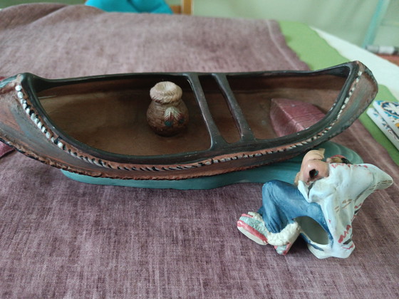 Image 1 of Un Indien en pirogue