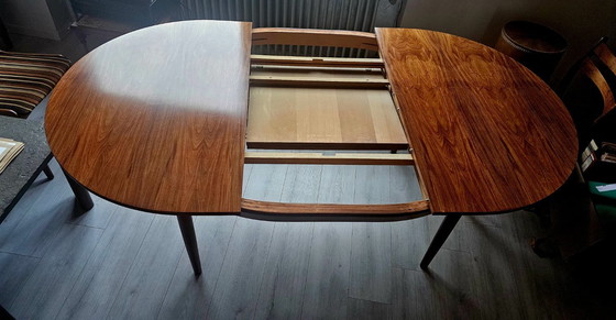 Image 1 of Extendable mid-century dining table
