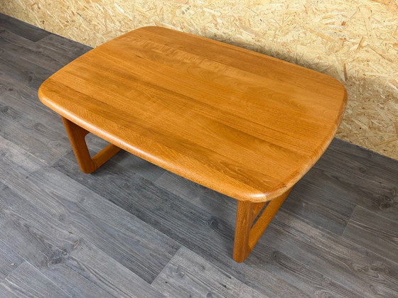 60s 70s Teak Coffee Table Side Table by Silkeborg, CFC Silkeborg, Wood, Multi Color (photo 10 of 14)