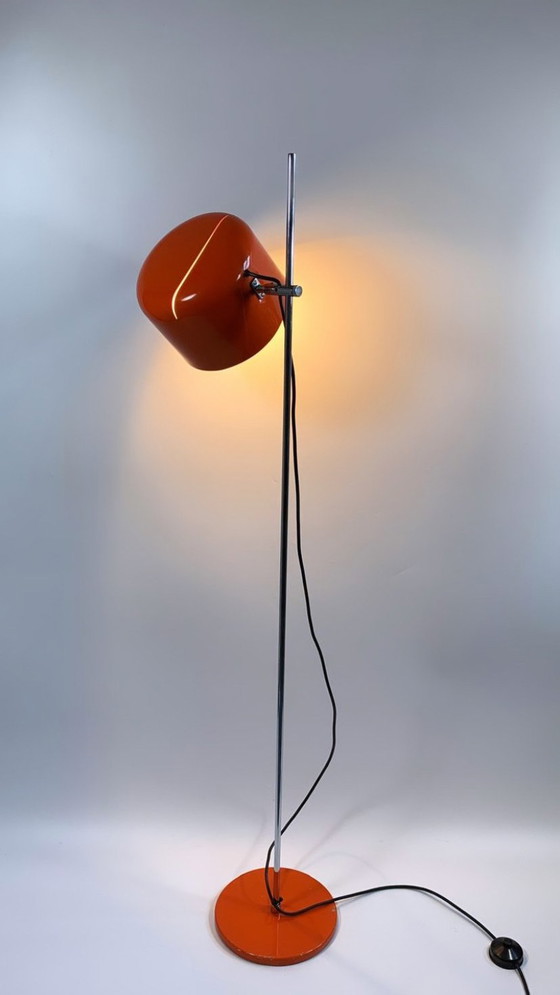 Image 1 of Seventies Floor Lamp Orange