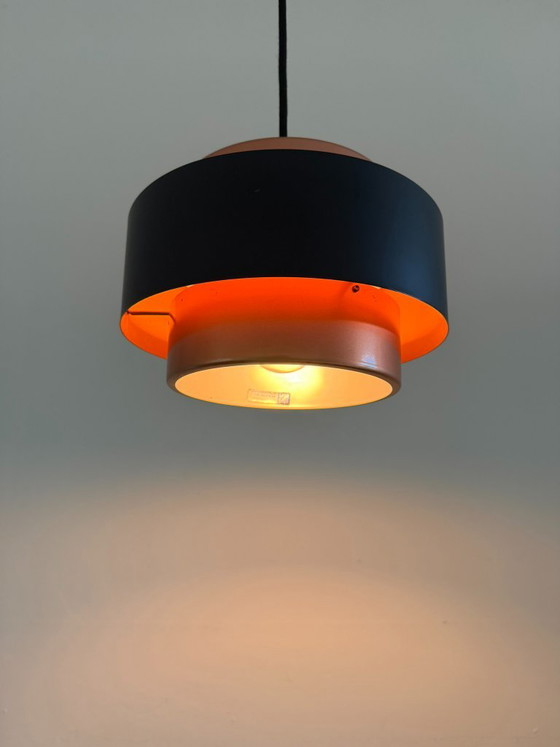 Vintage Fog & Morup Juno Pendant - Jo Hammerborg - Danish Design Lamp – Fog & Mørup, Pendant lamps, Aluminium (photo 6 of 11)