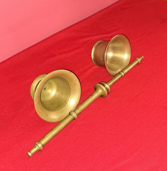 2 antichi mortai in bronzo, Oggetti decorativi, Dorato (foto 6 di 10)