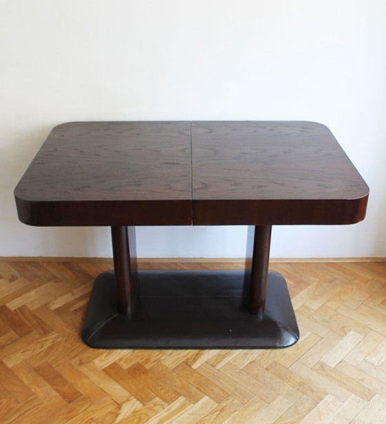 Image 1 of 1930s Extendable Dining Table by Jindrich Halabala 