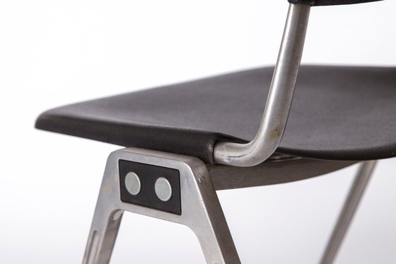 Image 1 of Set of 4 Vintage Knoll Stacking Chairs, Model 1601 by Don Albinson, 1964, Mid-Century Modern Aluminum & Plastic
