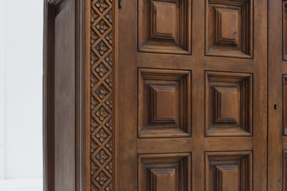 Image 1 of Credenza brutalista spagnola d'epoca