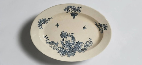 Plat ovale en faïence Boch BFK modèle Regent – Vaisselle, Porcelain, Art Nouveau (photo 7 of 7)