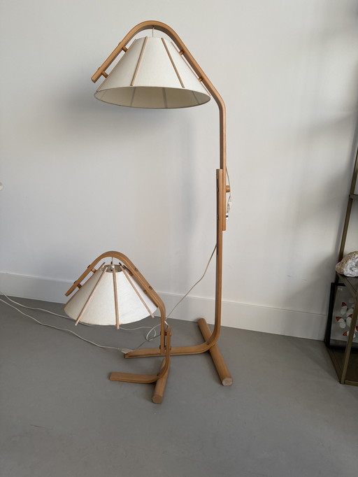 Set Jan Wickelgren lamps table lamp and floor lamp