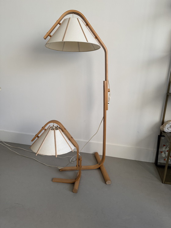 Image 1 of Set Jan Wickelgren Lampen Tischlampe und Stehlampe