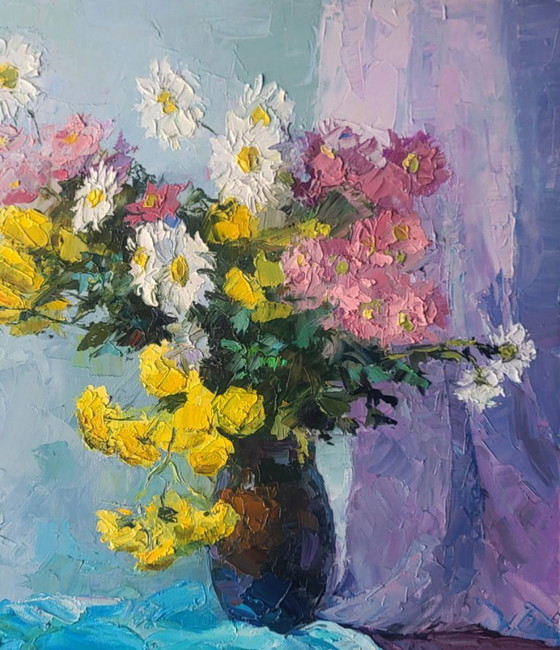 Image 1 of Autumn Flowers In A Vase Boris