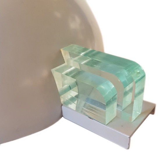 Vintage Vrieland Wall Lamp – Wall lights, Metal, Plexiglass (photo 4 of 5)