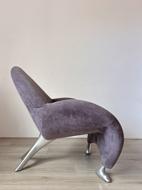 Image 1 of 2x Leolux Papageno design fauteuils 