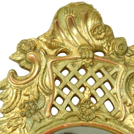Image 1 of Zweedse Klassieke Spiegel Bladgoud Verguld 119cm