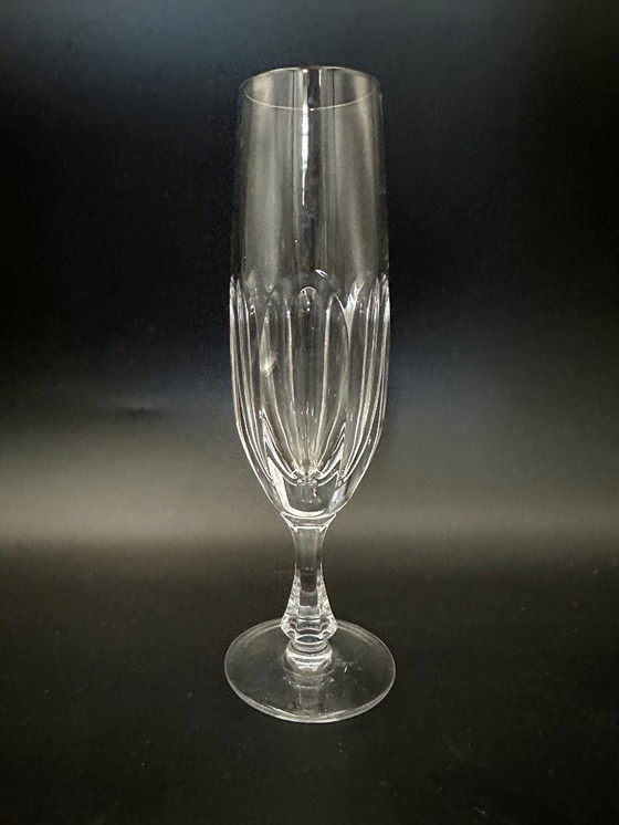 Image 1 of 6 x Bleikristall Sektgläser Thomas Webb 60s