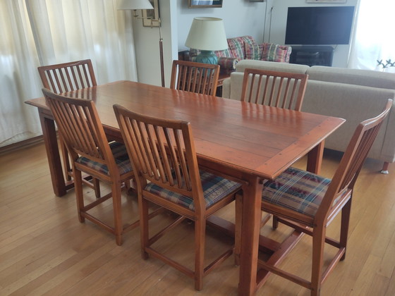 Schuitema Eetkamer Set – Eetkamerset, Wood, Textile (photo 2 of 15)
