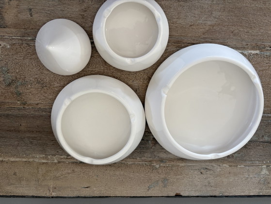 Set di stoviglie impilabili vintage anni '60 "Cono" di Ambrogio Pozzi – Intercado, Accessori da tavola (photo 4 of 6)