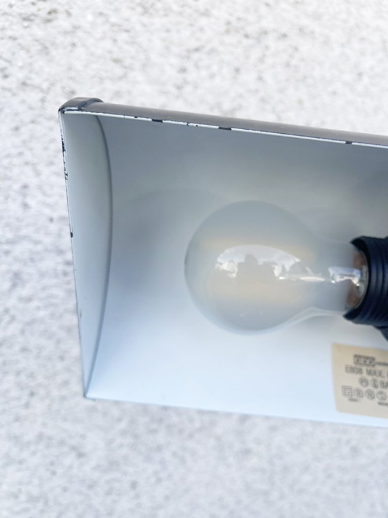 Vintage Abo Randers leeslamp van zwart metaal – Gemaakt in Denemarken – jaren 80 – Vloerlampen, Metal (photo 5 of 7)