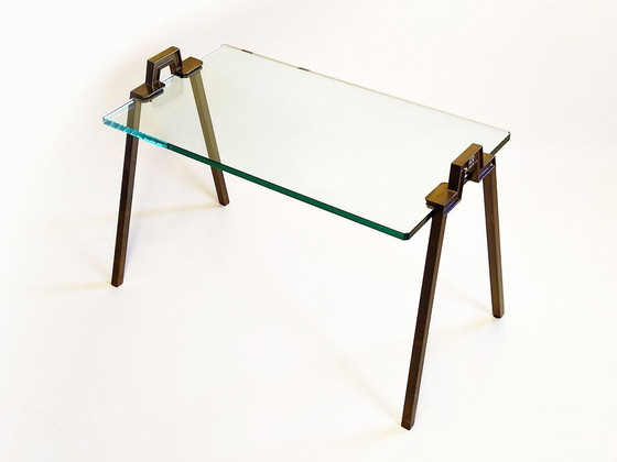 Mesa auxiliar modelo T21 de Peter Ghyczy – Mesas auxiliares, Brass, Metal (photo 4 of 17)