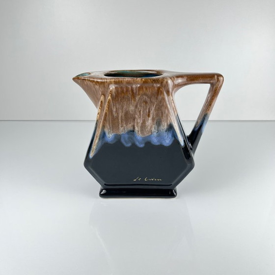 Image 1 of Brocca in ceramica smaltata a fuoco, 1960, stile Vallauris