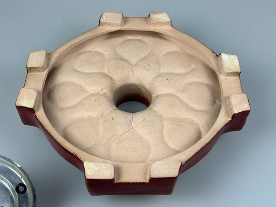 Image 1 of Lámpara de pared de cerámica de los años 60 y 70, diseño de la era espacial de mediados de siglo