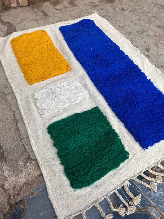 Handmade pure wool rug with colorful patterns, size 1.5/2.5 m – Alberto Bazzani, Rugs & carpets (photo 2 of 8)