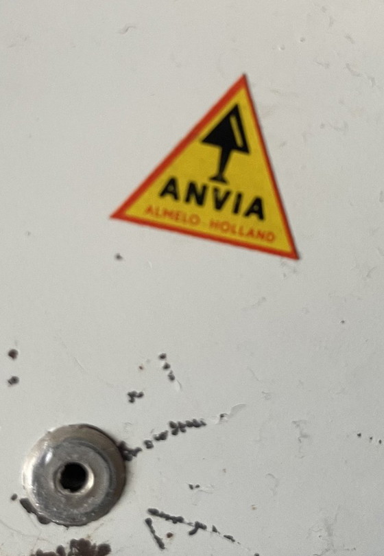 Image 1 of Anvia - Vintage oranje Eyeball wandlamp